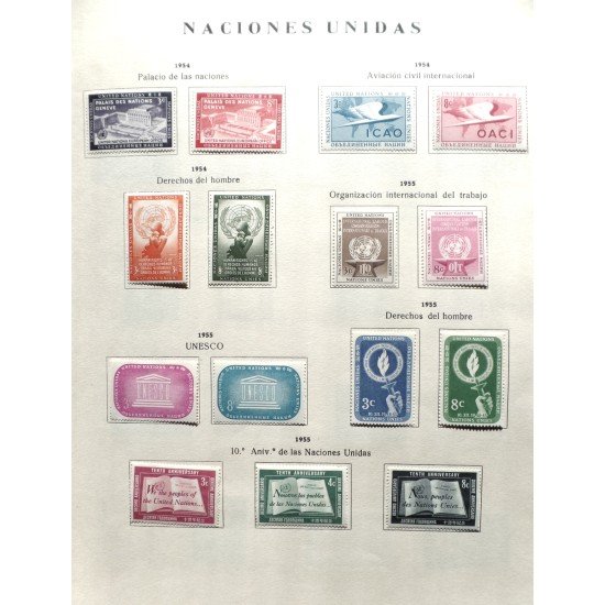 Colección Collection Naciones Unidas New York 1951 - 1987 Colección Collection Naciones Unidas New York 1951 - 1987