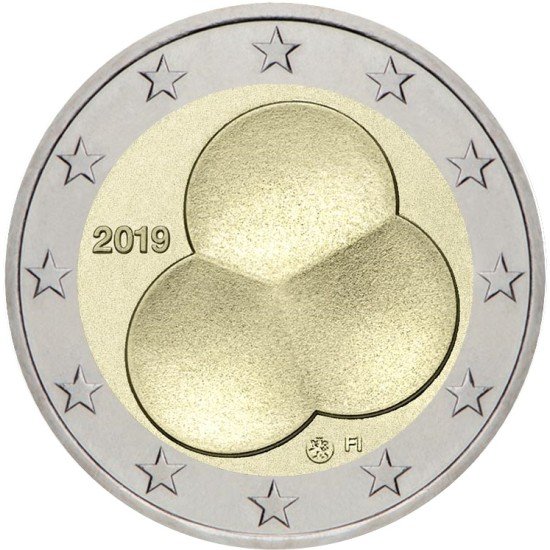 Finlandia 2019 2 € euros conmemorativos Constitución Finlandia 2019 2 € euros conmemorativos Constitución