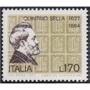 Italia Italy 1323 1977 Quintino Sella MNH