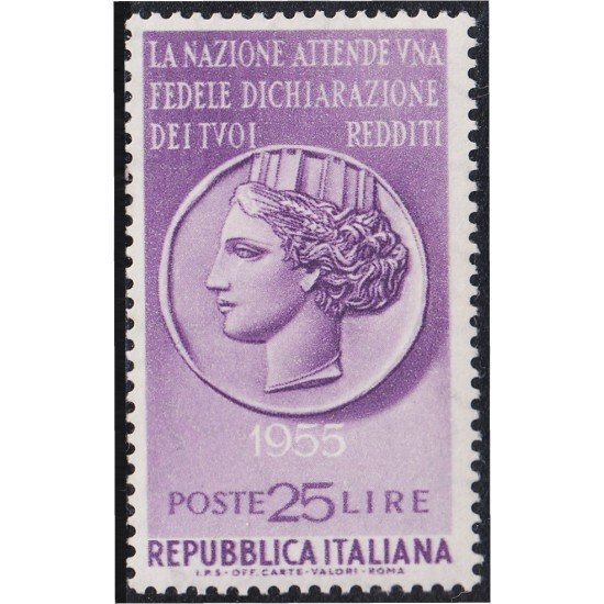 Italia Italy 691 1955 Moneda Siracusa MNH Italia Italy 691 1955 Moneda Siracusa MNH