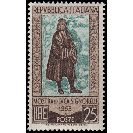 Italia Italy 662 1953 Pintor Luca Signorelli MNH Italia Italy 662 1953 Pintor Luca Signorelli MNH