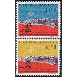 Liechtenstein 353/54 1960 Año mundial del refugiado MNH Liechtenstein 353/54 1960 Año mundial del refugiado MNH