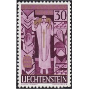 Liechtenstein 342 1959 Papa Pío XII NH