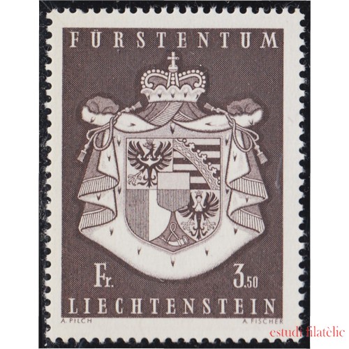 Liechtenstein 455 1969 Escudo del principado  MNH