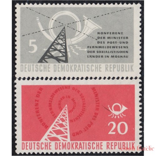 Alemania Oriental 338/39 1959 Rosa Luxemburg y Karl Liebknecht MNH