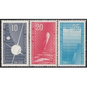 Alemania Oriental 326/28 1957/58 Año Geofísico internacional MNH