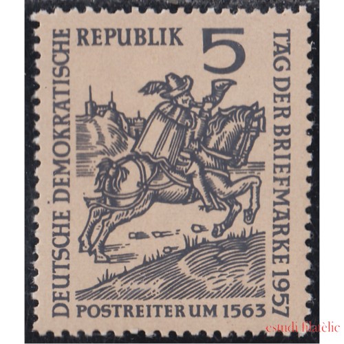 Alemania Oriental 325 1957 Día del sello MNH