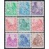 Alemania Oriental 314/22 1957/59 Obreros paisajes familias MNH