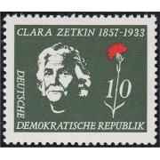 Alemania Oriental 308 1957 Clara Zetkin MNH