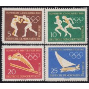 Alemania Oriental 462/65 Juegos olímpicos Boxeo Regata  MNH