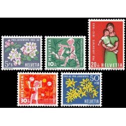 Suiza Switzerland 700/04 1962 50 Años de la Institución Pro Juventud MNH Suiza Switzerland 700/04 1962 50 Años de la Institución Pro Juventud MNH