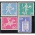 Suiza Switzerland 643/46 1960/63 Cartero Mensajero MNH
