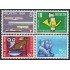 Suiza Switzerland 621/24 1959 Serie de propaganda Transporte Fauna Universidad de Génova MNH