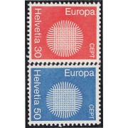 Suiza Switzerland 855/56 1970 Europa MNH