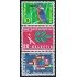Suiza Switzerland 766/68 1966 Pájaro Bird Banderas MNH