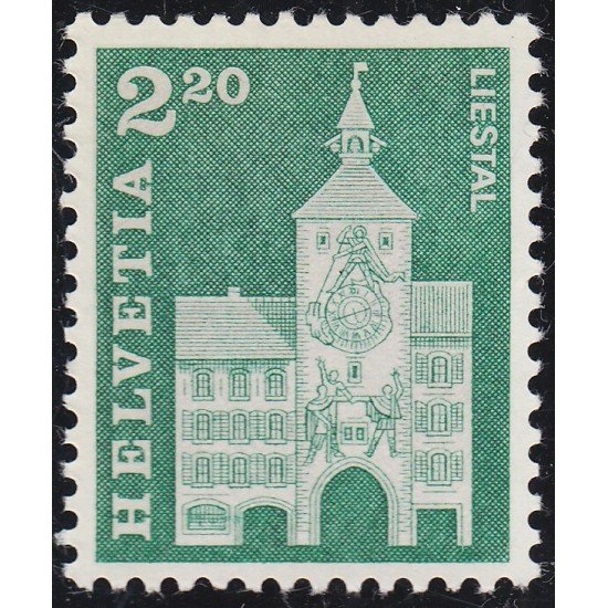 Suiza Switzerland 737 1964 Thomas Tower y High Gate en Liestal MNH Suiza Switzerland 737 1964 Thomas Tower y High Gate en Liestal MNH