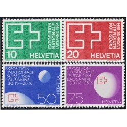 Suiza Switzerland 717/20 1963 Exposición Nacional de Lausanne MNH Suiza Switzerland 717/20 1963 Exposición Nacional de Lausanne MNH
