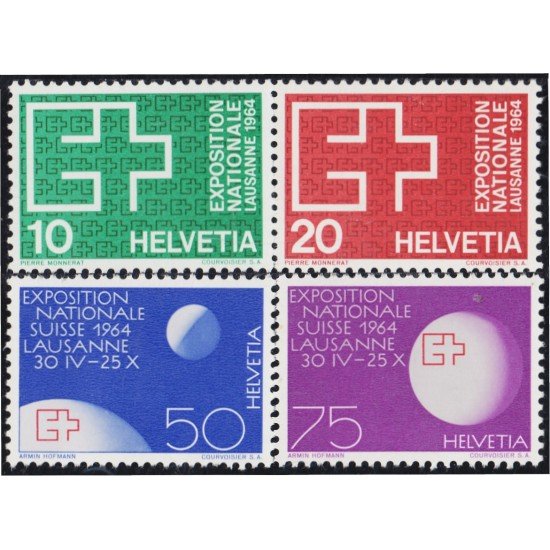 Suiza Switzerland 717/20 1963 Exposición Nacional de Lausanne MNH Suiza Switzerland 717/20 1963 Exposición Nacional de Lausanne MNH