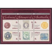 Australia HB 12 150 Aniversario del primer sello MNH