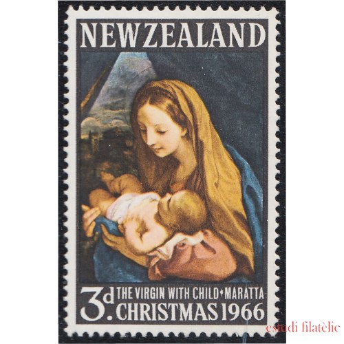 Nueva Zelanda New Zealand 440 1966 Navidad Christmas MNH
