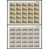Upaep Uruguay 1487/88 1994 Hojas completas Carreta postal Barco y Eolo MNH