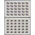 Upaep Honduras 856A/856B 1994 Hojas completas Correo en coche y motocicleta car motorcycle MNH