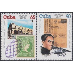 Cuba 3859/60 2000 Día del Sello MNH Cuba 3859/60 2000 Día del Sello MNH