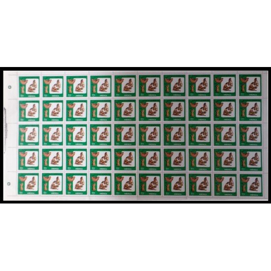 Upaep República Dominicana 1061/62 1989 Hojas completas Estatua de Plata Vasija MNH Upaep República Dominicana 1061/62 1989 Hojas completas Estatua de Plata Vasija MNH