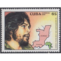 Cuba 3861 2000 35 Años de la llegada al Congo del Comandante Che Guevara MNH Cuba 3861 2000 35 Años de la llegada al Congo del Comandante Che Guevara MNH