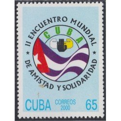 Cuba 3873 2000 II Encuentro Mundial de Amistad y Solidaridad MNH Cuba 3873 2000 II Encuentro Mundial de Amistad y Solidaridad MNH