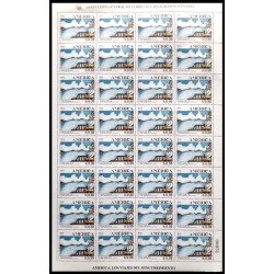 Upaep Panamá 1077 1991 Hojas completas Rodrigo de Bastidas MNH