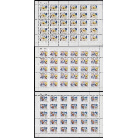 Upaep Honduras 776/78 1991 Hojas completas Tierra navío pájaros MNH Upaep Honduras 776/78 1991 Hojas completas Tierra navío pájaros MNH