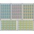 Upaep Haití  665/667-853/54 1992 Hojas Completas Indio y Carabelas MNH