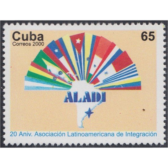 Cuba 3882 2000 20 Años de ALADI MNH Cuba 3882 2000 20 Años de ALADI MNH