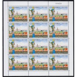 Upaep Colombia 1149 2001 Hojas Completas Parque Nacional Natural los Katios MNH Upaep Colombia 1149 2001 Hojas Completas Parque Nacional Natural los Katios MNH