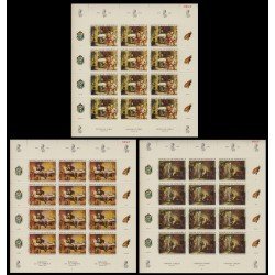 Venezuela A- 885/87 1966 Minihojita Centenario natalicio de Arturo Michelena MNH Venezuela A- 885/87 1966 Minihojita Centenario natalicio de Arturo Michelena MNH