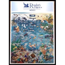 México 1806/30 1998 Conservación de la Fauna y Flora Especies marinas MNH México 1806/30 1998 Conservación de la Fauna y Flora Especies marinas MNH