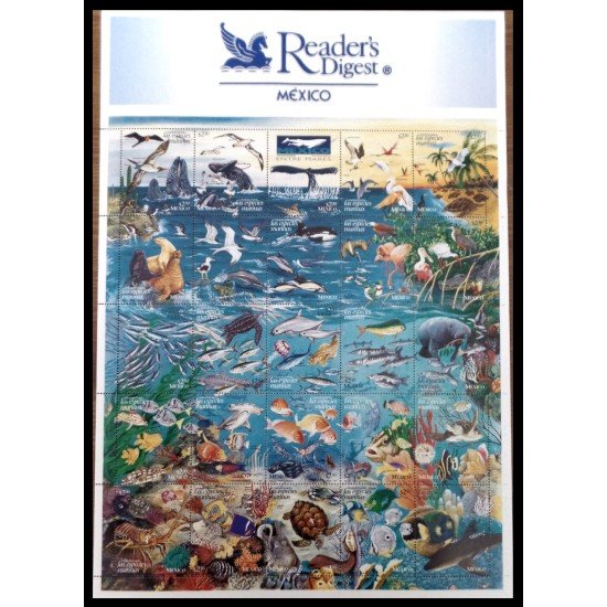 México 1806/30 1998 Conservación de la Fauna y Flora Especies marinas MNH México 1806/30 1998 Conservación de la Fauna y Flora Especies marinas MNH