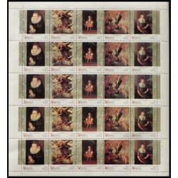 México 1703/07 1996 Minihojita Pinturas de la Pinacoteca Virreinal MNH México 1703/07 1996 Minihojita Pinturas de la Pinacoteca Virreinal MNH