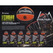 España Pliego Premium 76 2019 Final Four Vitoria Gasteiz 2019 Baloncesto MNH