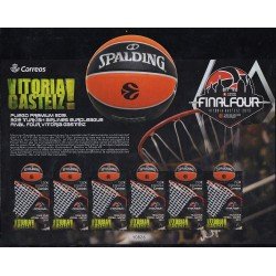 España Pliego Premium 76 2019 Final Four Vitoria Gasteiz 2019 Baloncesto MNH España Pliego Premium 76 2019 Final Four Vitoria Gasteiz 2019 Baloncesto MNH