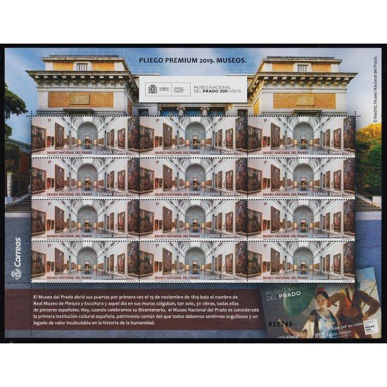 España Pliego Premium 73 2019 Museo Nacional del Prado MNH España Pliego Premium 73 2019 Museo Nacional del Prado MNH