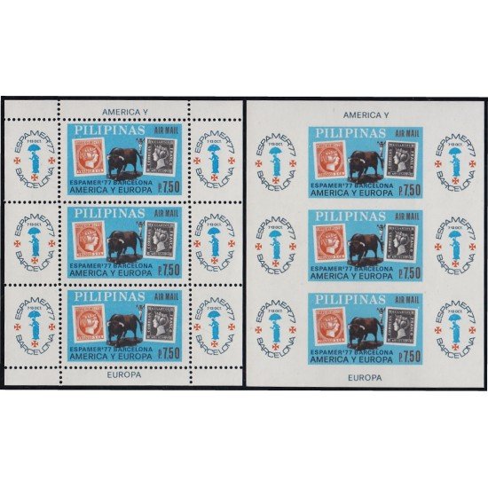 España Spain Emisión conjunta 1977 Filipinas - España Espamer 77 MNH España Spain Emisión conjunta 1977 Filipinas - España Espamer 77 MNH