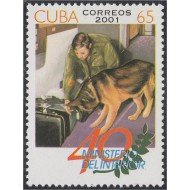 Cuba 3936A 2001 40 Años del Munisterio del Interior MNH