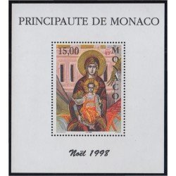 Monaco HB 79 1998 Navidad Christmas MNH Monaco HB 79 1998 Navidad Christmas MNH