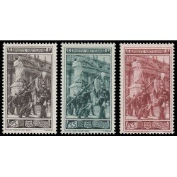 Vaticano 158/60 1950 Centenario de la Guardia Honoraria Palatina MH Vaticano 158/60 1950 Centenario de la Guardia Honoraria Palatina MH