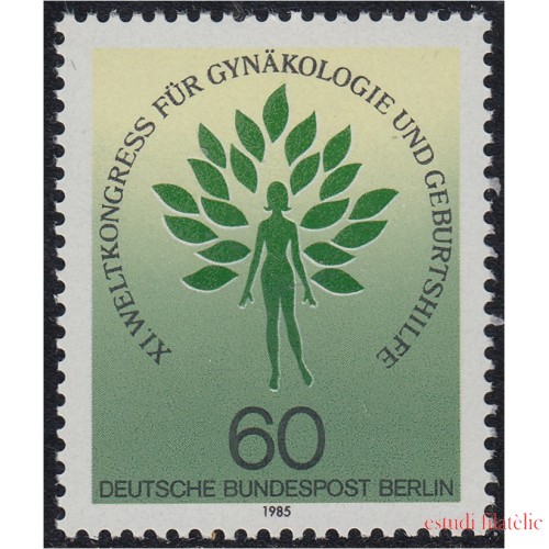 Alemania Berlín 702 1985 XI Congreso mundial de ginecología y obstetricia MNH 