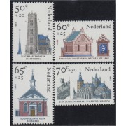Holanda 1236/39 1985 Arquitectura Sacra MNH