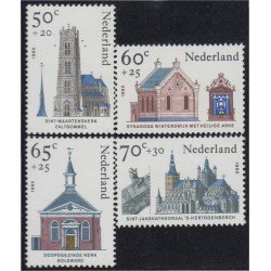 Holanda 1236/39 1985 Arquitectura Sacra MNH Holanda 1236/39 1985 Arquitectura Sacra MNH