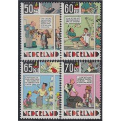 Holanda 1229/32 1984 Dibujos animados MNH Holanda 1229/32 1984 Dibujos animados MNH